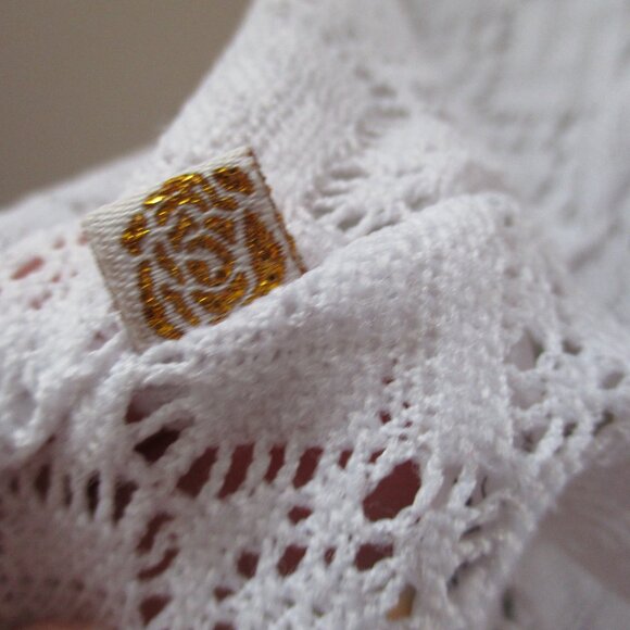 🌸 La Vie en Rose Aqua White Crochet Cover-Up 🌸 - Picture 4 of 6